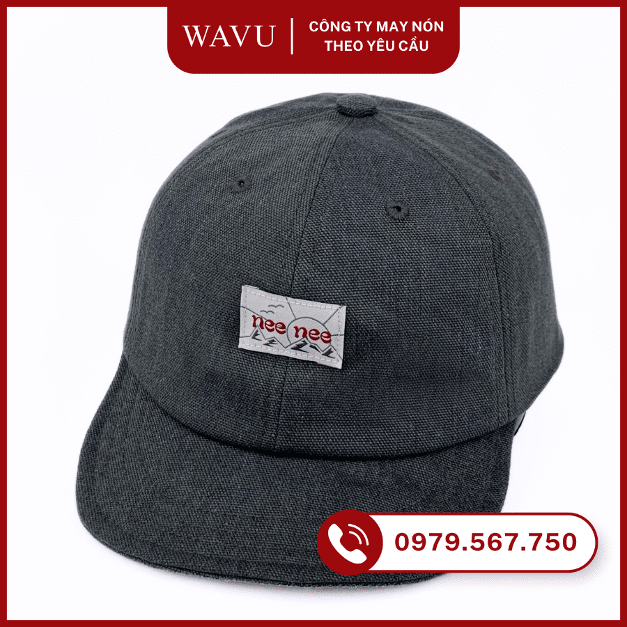 May nón lưỡi trai vành ngắn kết mềm