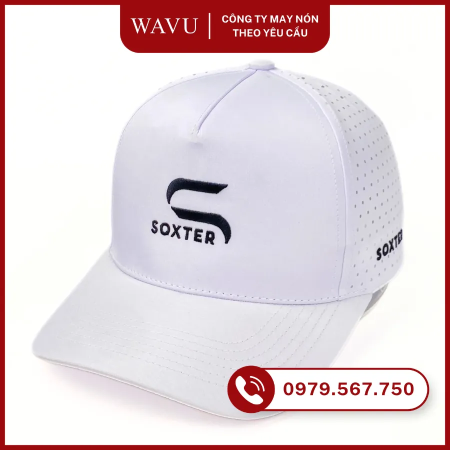 May nón đục lỗ laser