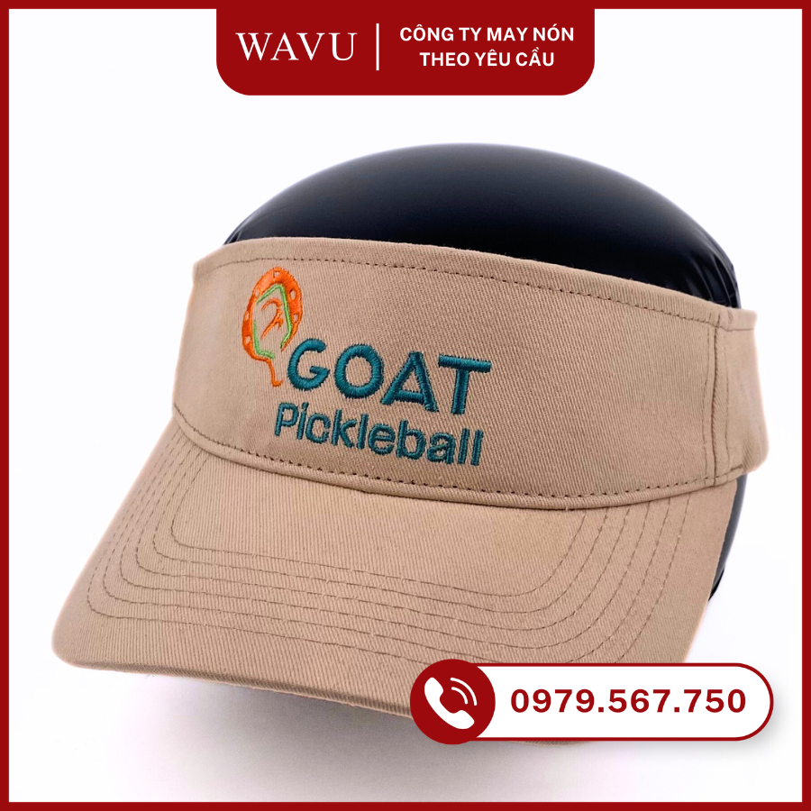 May nón nửa đầu thể thao theo yêu cầu