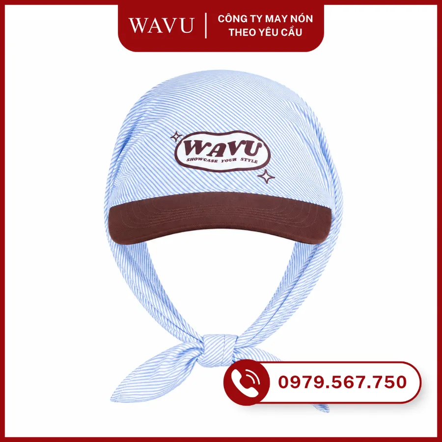 Mũ lưỡi trai phối khăn bandana