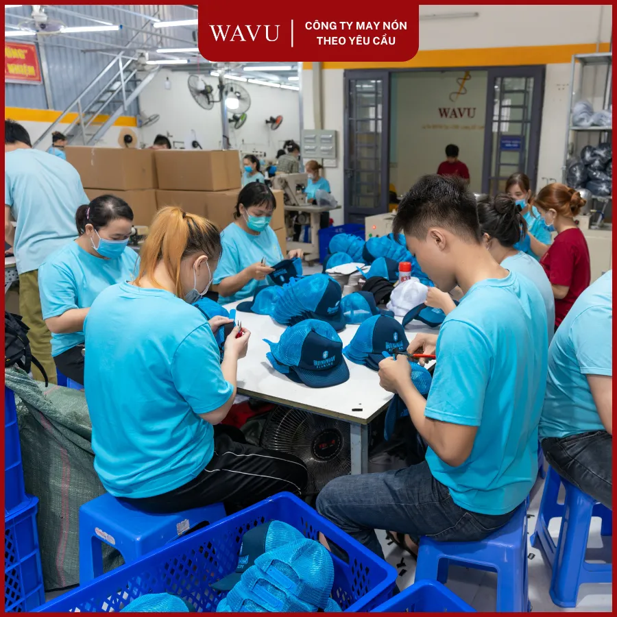 Xưởng may nón quà tặng tri ân khách hàng